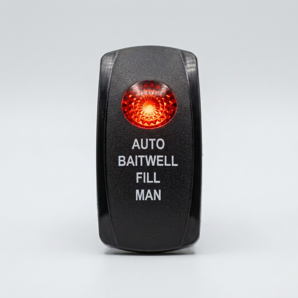 SKEETER AUTO BAITWELL FILL MAIN ROCKER SWITCH
