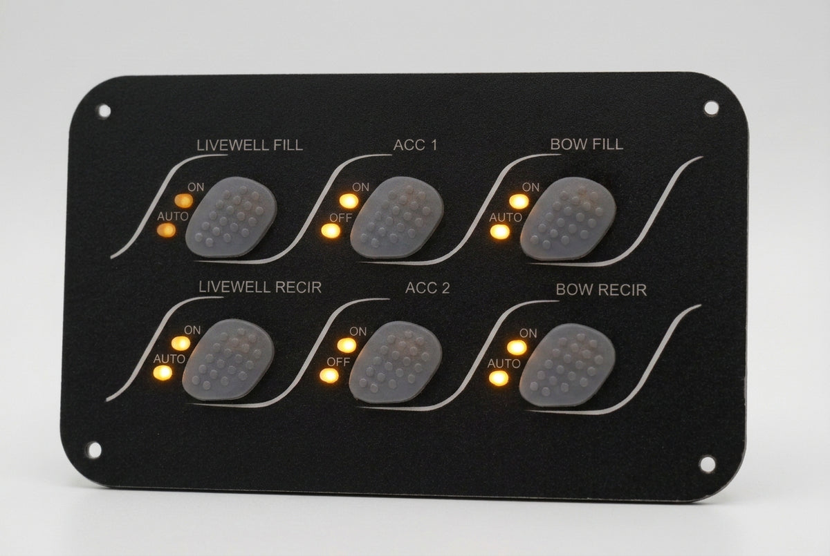 SKEETER WX BUTTON / SWITCH PANEL LIVEWELL SIDE