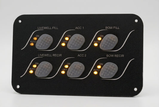 SKEETER WX BUTTON / SWITCH PANEL LIVEWELL SIDE